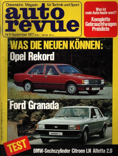 Zeitschrift auto revue - zeitschrift,