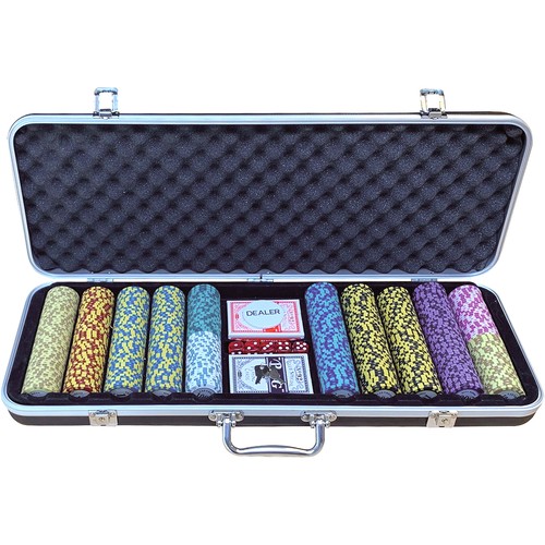 Pokerset koffer 500 chips - 500,