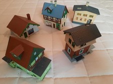 Modelleisenbahn, Spur TT, Gebäude, Häuser, Konvolut