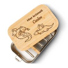 Brotdose mit graviertem Deckel