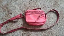 Liebeskind Berlin Damen Camera bag Crossbody Tasche Bright Rose Leder Nylon 