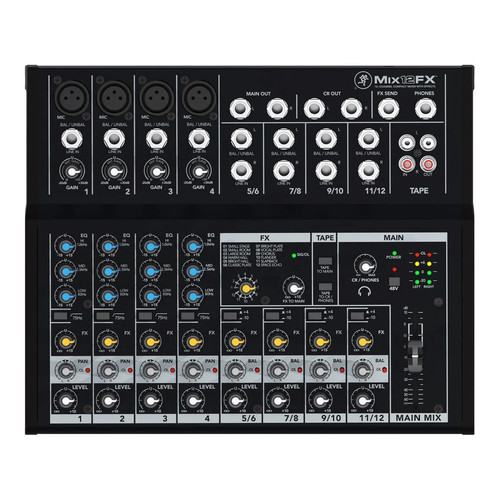 Mackie mix12fx kanal - mix12fx, 12-kanal