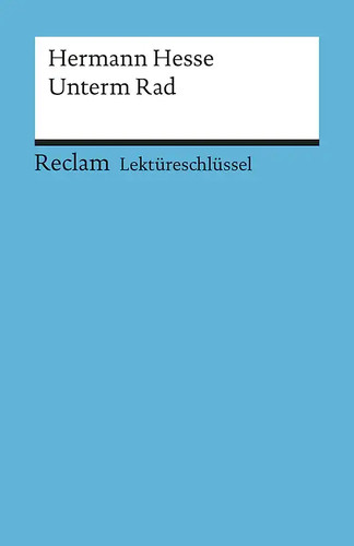 Hermann hesse unterm rad - unterm,