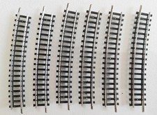 Minitrix 4927 - 6 Stück gebogenes Gleis 15° R4 - Spur N #620