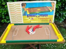 ARXON Kreuzfeuer KREUZ FEUER CrossFire - großes Tischfußballspiel um 1970 + OVP