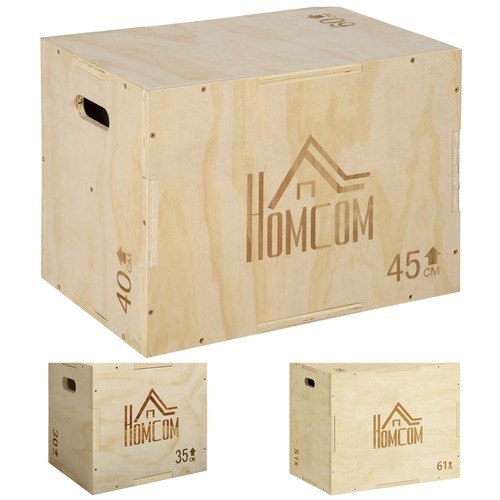 Plyo box holz - 3-in-1,