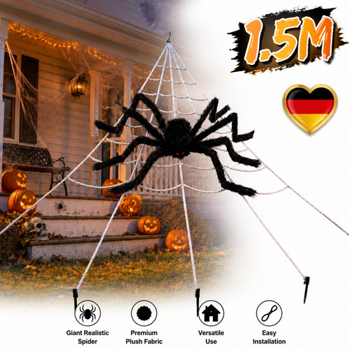 Halloween riesen spinne - spinne, 150cm