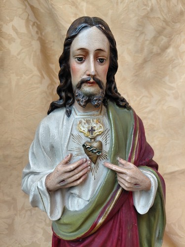 Herz jesu figur - figur, gips