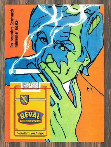 Reval reklame werbeanzeige - reval,