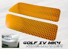 SML Golf IV Bora MK4 Reflektoraufkleber Sidemarker orange