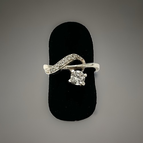 925 silberring fianit - 925/-,