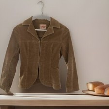 GUESS Damen Cord Blazer (cognac-)braun, Grösse S, tailliert