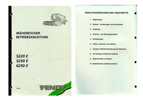 Fendt 5220 5250 6250 e - fendt,