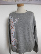 Top ! Super schöner Pullover von Allude, Gr. S, Eidechse, grau, Kaschmir