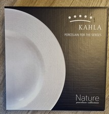 Kahla Nature Dinnerware Suppenteller, Porzellan, 2 Stück, 22,5 cm, Weiß