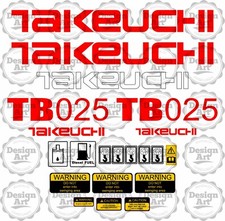 Takeuchi TB025 TB 025 Mini