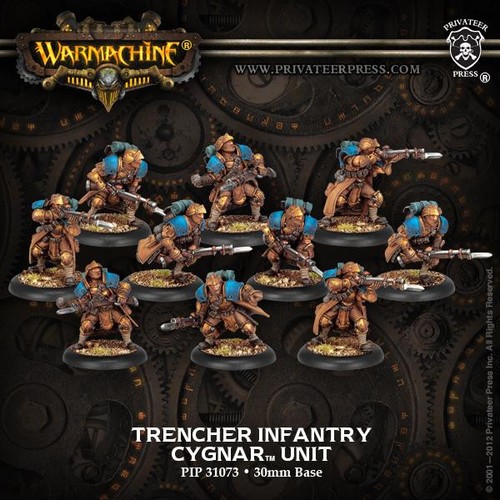 Warmachine cygnar trencher - cygnar,