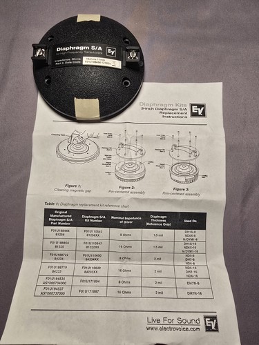 Electro voice replacement - electro-voice,