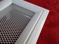 Luftgitter weiß rillen - luftgitter, dekor