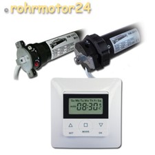 Rohrmotor + Rolladen Steuerung Timer Schaltuhr Rollladen Schalter Jalousie Rollo