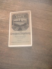 Große Karte von Dresden, 1:60000,  Meinhold & Söhne Dresden, um 1900