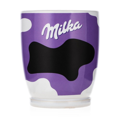 Milka lebensmittel glas - lebensmittel, becher