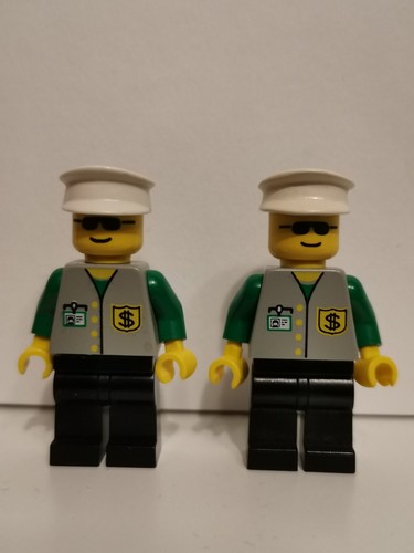 Lego city minifigur - city, bänker