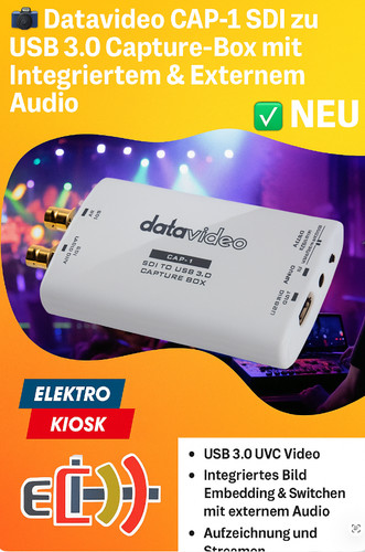 Datavideo cap sdi zu usb - -,