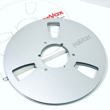 Original ReVoX Silber/Silver Alu Spule/Leerspule/Metal Reel 26,5cm NAB in OVP!!
