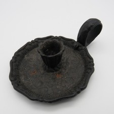 Vintage Gusseisen Kerzenhalter