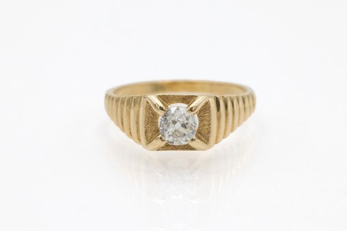 Französischer goldring mit - französischer,