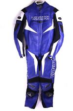 VANUCCI Lederkombi Gr. 52 Blau Einteiler Motorradkombi Rennanzug Overall