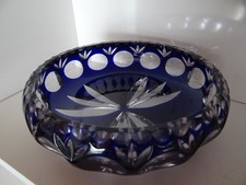 Bleikristall Vase Schale