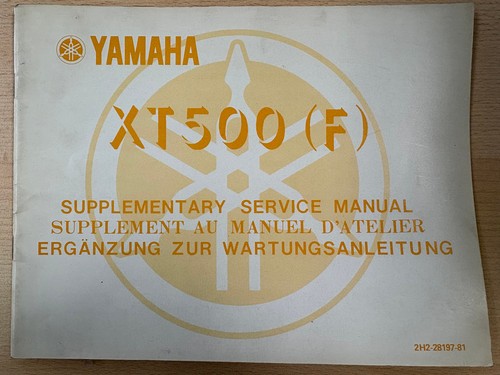 Yamaha xt500 original - yamaha, xt500(f)