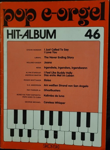 Pop orgel hit - hit-album, /