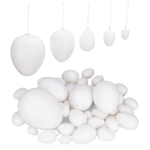 36x weiße deko ostereier aus - 36x,