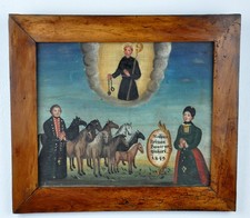 EX VOTO,  Votivbild 30/39 cm