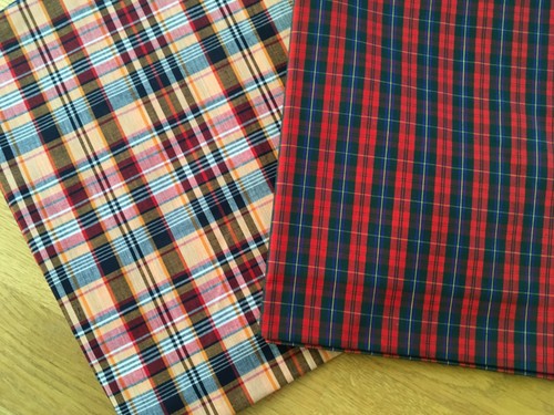 Vintage stoffreste kariert - vintage,