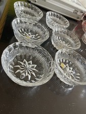 6 Schalen Echt Bleikristall