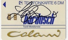 Telefonkarte Luigi Colani -