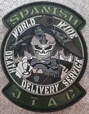 Spanish JTAC "World Wide Death Delivery Service" PVC Patch