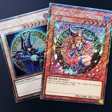 Dunkler Magier & Mädchen Set Platinum Secret Rare Yugioh 1. Auflage RA04-106 107