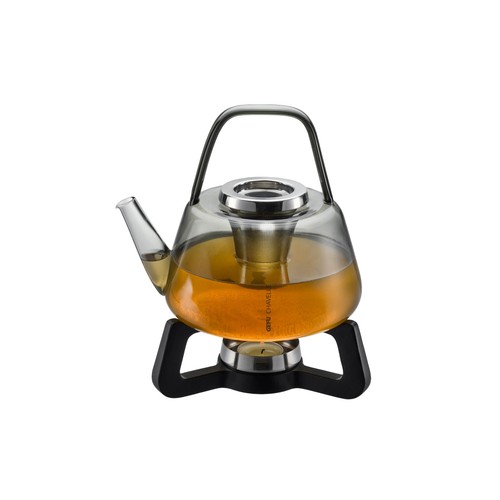 Teekanne aus glas mit - aus,