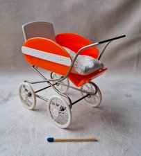 Ostalgie DDR Korbi Puppenwagen orange Sportwagen Puppen Stube Haus
