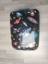 Karry Kinderkoffer Hartschalen 35x20x52cm LED-Rollen Weltraum