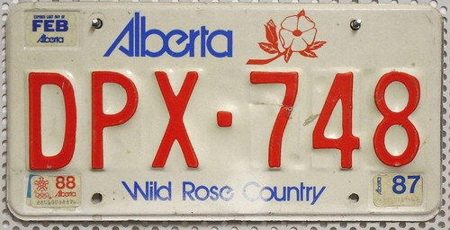 Alberta nummernschild kanada - alberta,