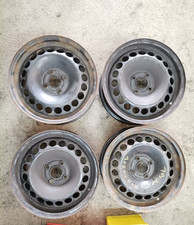 4 Stahlfelgen 15 Zoll 6Jx15 LK