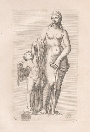 Greek sculpture venus cupid - venus,
