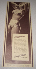 Jahr 1951 orig. Reklame Werbung Mieder Dessous Wäsche Benger Ribana Perlon BH Ho