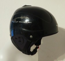 CARRERA toller Skihelm Gr. S schwarz Kinder Helm Ski Snowboard Wintersport Rodel